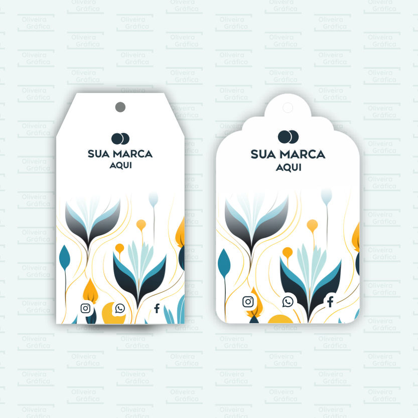 tag chanfrado personalizada