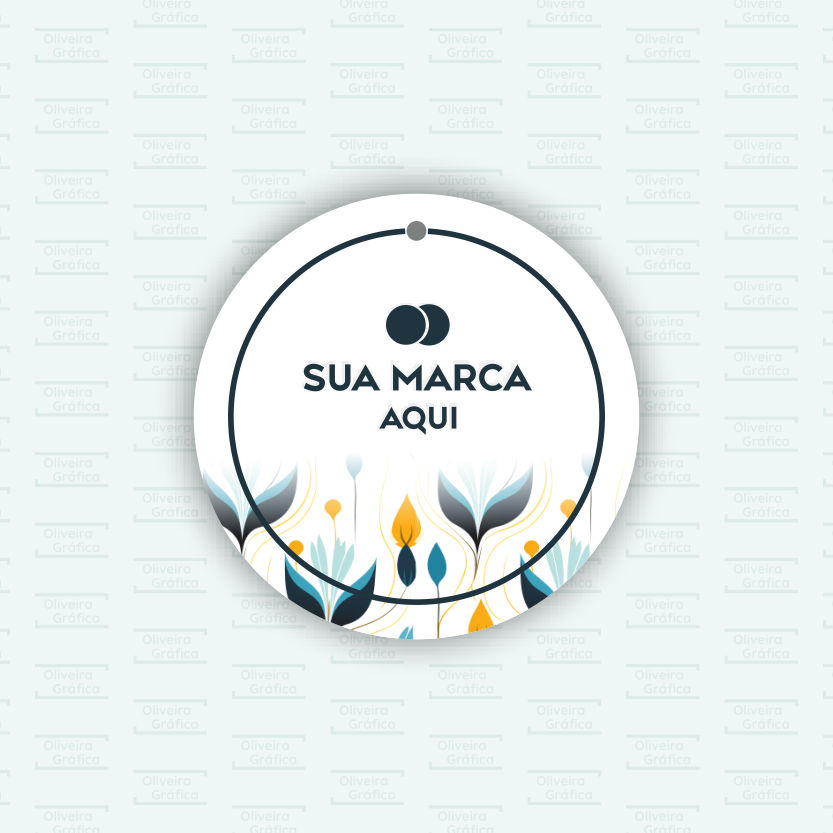 tag redonda personalizada