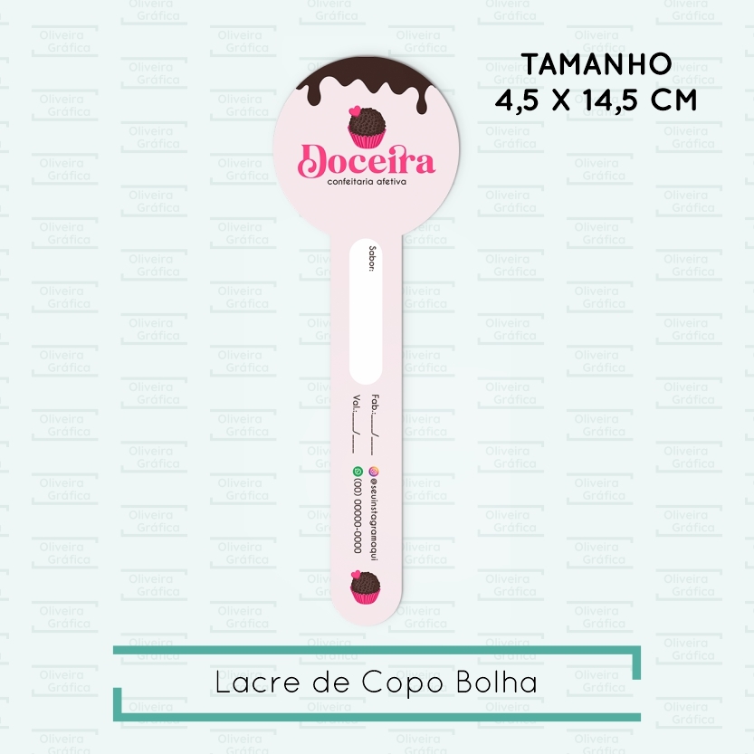 lacre para copo da felicidade personalizado