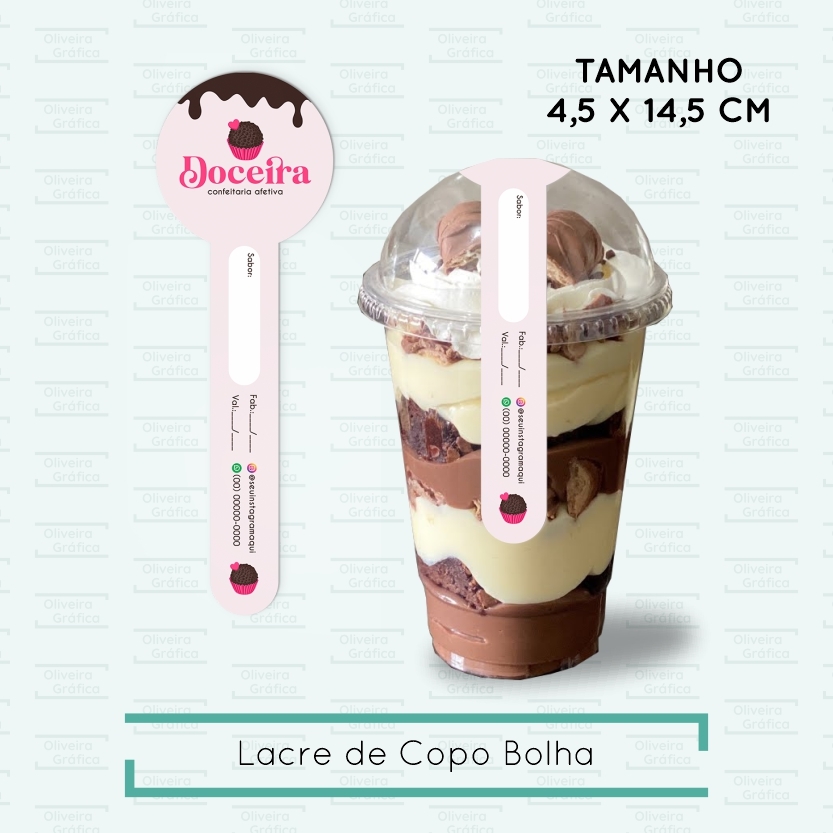 lacre para copo da felicidade personalizado