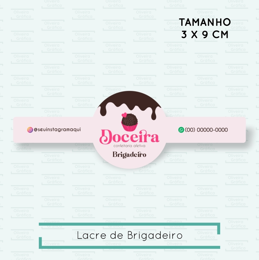 lacre para embalagem de brigadeiro