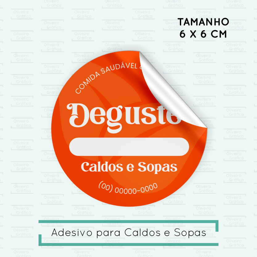 etiqueta para sopas