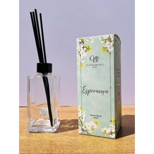 Embalagem personalizada para home spray e difusores