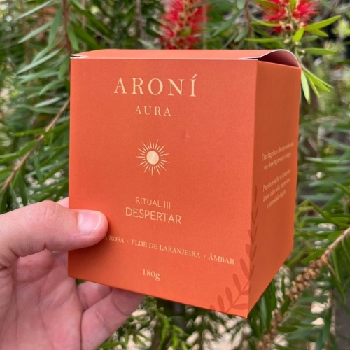Inspiração de caixa para vela personalizada