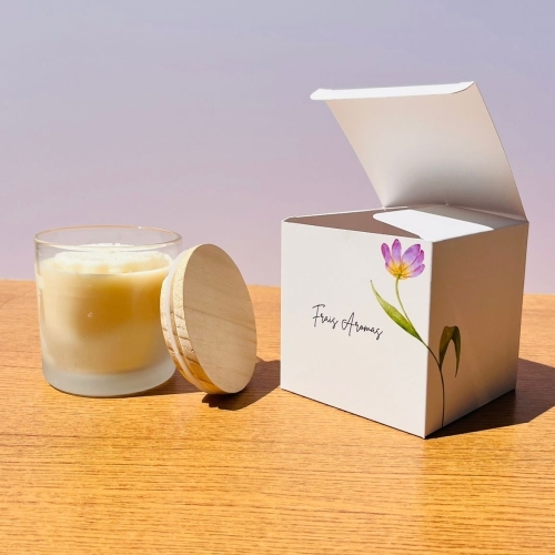 Inspiração de caixa para vela personalizada